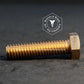 3505 - 135526 - Silicon Bronze Hex Bolt - M12-1.75 x 150 mm - Part Thread