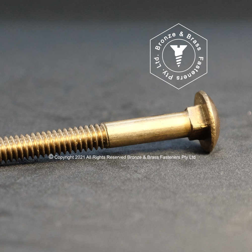 2970 - 135828 - Silicon Bronze Coach Bolt- 3/8 - 16 UNC x 3 1/2"