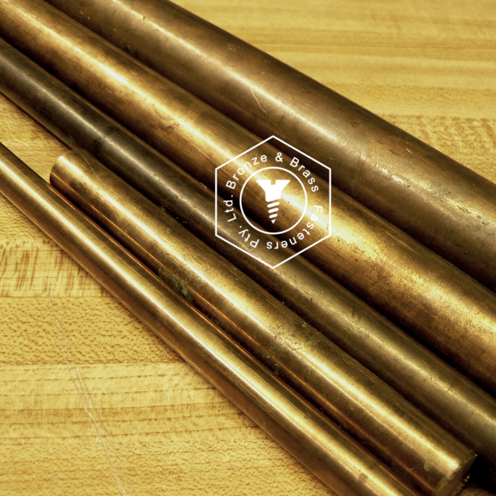 4070 - 139003 - Silicon Bronze Rod Plain- 3/8" x 3'