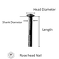 4385 - 138901 - Silicon Bronze Nail Dump/Spike Flat- 3/8 x 6"
